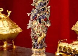 Where can I buy high-quality large brass god statues for temples and home worship?