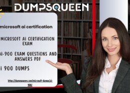 Boost Skills with ai-900 exam questions and answers pdf DumpsQueen