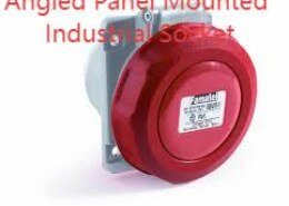 Industrial-Grade Power: nante's Angled Panel Mounted Industrial Socket and Plug Connector Solutions