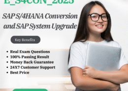 SAP S/4HANA System Upgrade Certification? Get E_S4CON_2025 Dumps Now